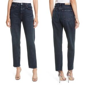 Grlfriend Devon High Rise Relaxed Fit Jeans 28 Into The Abyss
